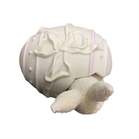 DEPARTMENT 56 Snowbunnies SURPISE IT'S ME Easter Egg Baby Bunny 1994 - Picture 5 of 9